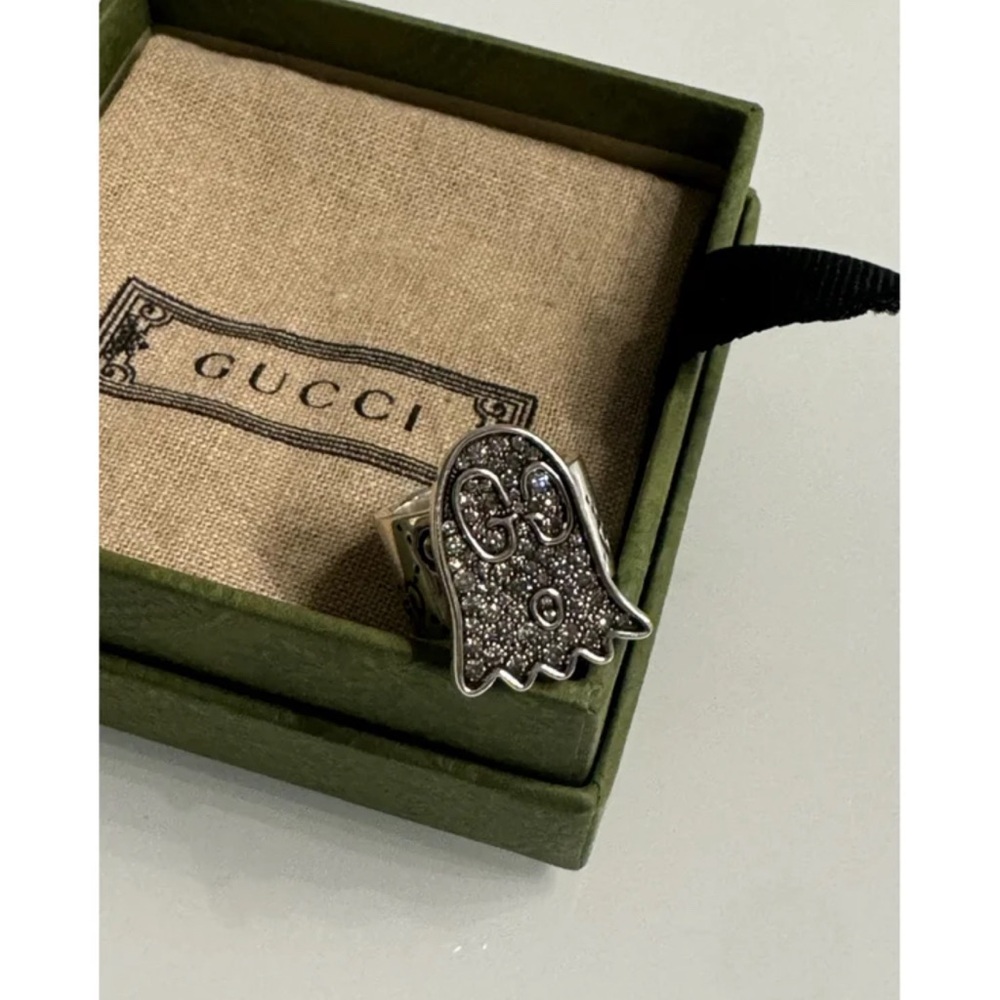 Rare Gucci Ghost Diamond Ring - image 1